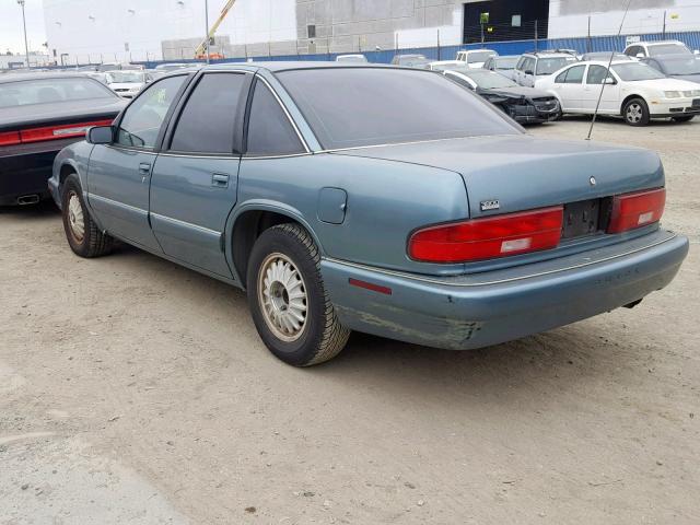 2G4WB52K6T1448554 - 1996 BUICK REGAL CUST GREEN photo 3