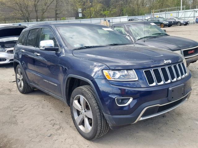 1C4RJFBG2EC129252 - 2014 JEEP GRAND CHER BLUE photo 1