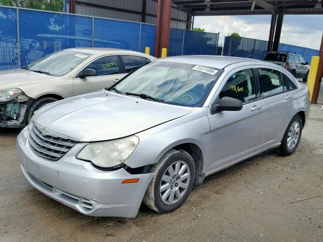 1C3CC4FB1AN143391 - 2010 CHRYSLER SEBRING TO SILVER photo 2