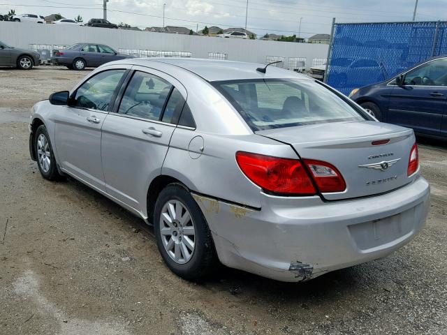 1C3CC4FB1AN143391 - 2010 CHRYSLER SEBRING TO SILVER photo 3