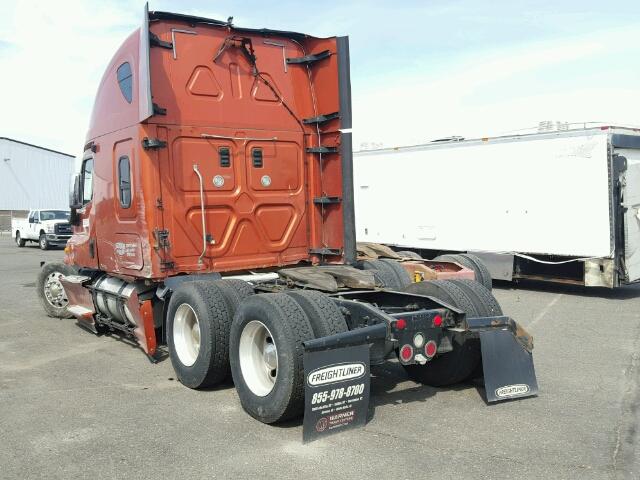 1FUJGLDR7DSBS2788 - 2013 FREIGHTLINER CASCADIA 1 ORANGE photo 3