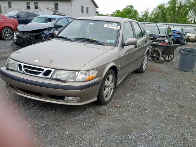 YS3DF55K222033752 - 2002 SAAB 9-3 SE TAN photo 2