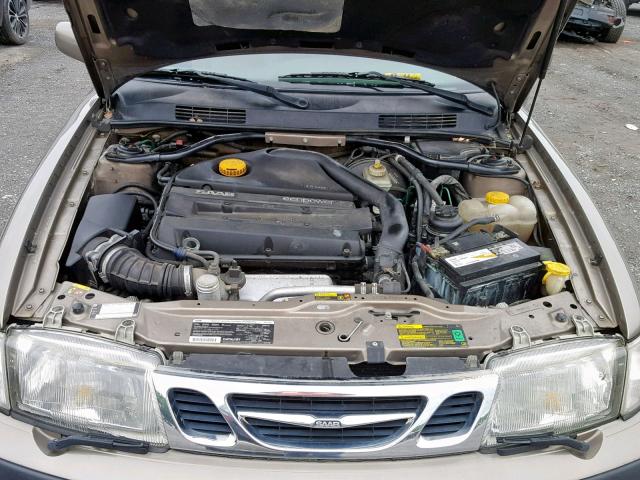 YS3DF55K222033752 - 2002 SAAB 9-3 SE TAN photo 7