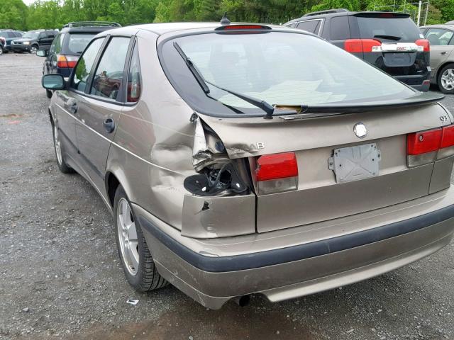 YS3DF55K222033752 - 2002 SAAB 9-3 SE TAN photo 9