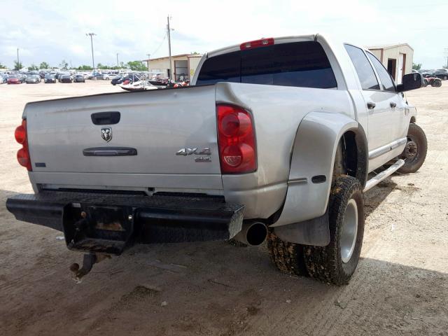 3D7ML49A78G144136 - 2008 DODGE RAM 3500 SILVER photo 4