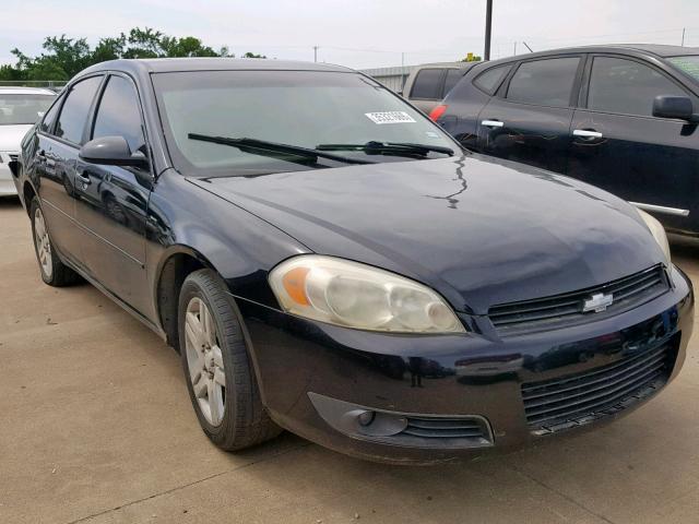 2G1WU581269131575 - 2006 CHEVROLET IMPALA LTZ BLACK photo 1