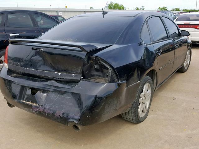 2G1WU581269131575 - 2006 CHEVROLET IMPALA LTZ BLACK photo 4