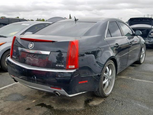 1G6DV57V780168010 - 2008 CADILLAC CTS HI FEA BLACK photo 4