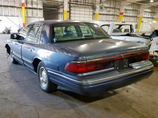 2MELM75W9TX627467 - 1996 MERCURY GRAND MARQ BLUE photo 3