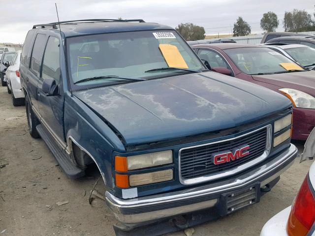 1GKEK13R3WJ731805 - 1998 GMC YUKON GREEN photo 1