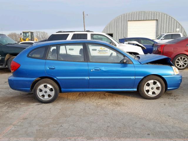 KNADC165336175780 - 2003 KIA RIO CINCO BLUE photo 9