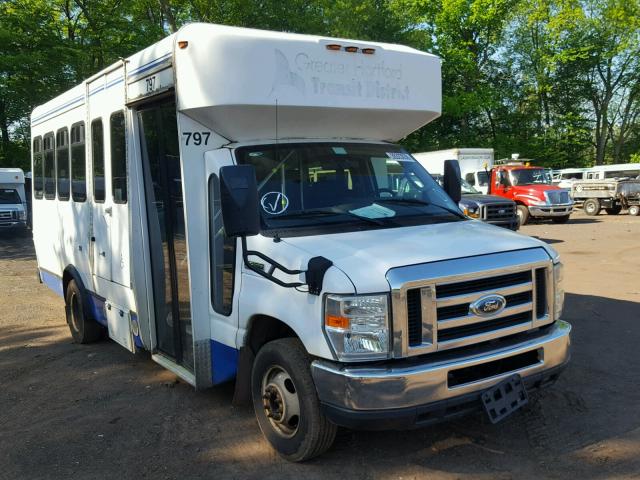 1FDFE4FPXADA24187 - 2010 FORD ECONOLINE WHITE photo 1