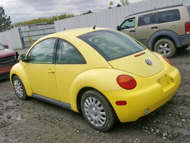 3VWCC21C1XM419696 - 1999 VOLKSWAGEN NEW BEETLE Sarı foto 3