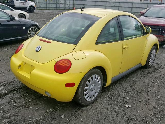 3VWCC21C1XM419696 - 1999 VOLKSWAGEN NEW BEETLE Sarı foto 4