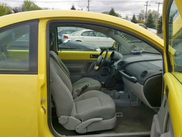 3VWCC21C1XM419696 - 1999 VOLKSWAGEN NEW BEETLE Sarı foto 5