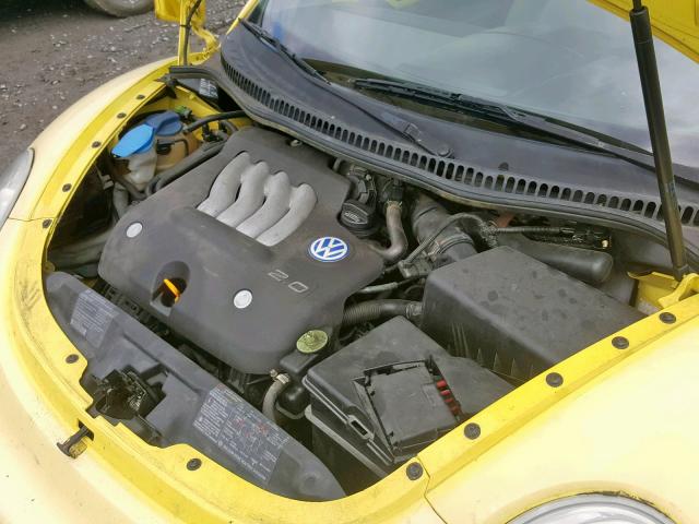3VWCC21C1XM419696 - 1999 VOLKSWAGEN NEW BEETLE Sarı foto 7