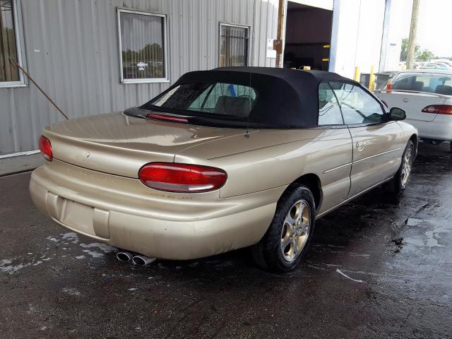 3C3EL55H7XT564495 - 1999 CHRYSLER SEBRING JXI  photo 4