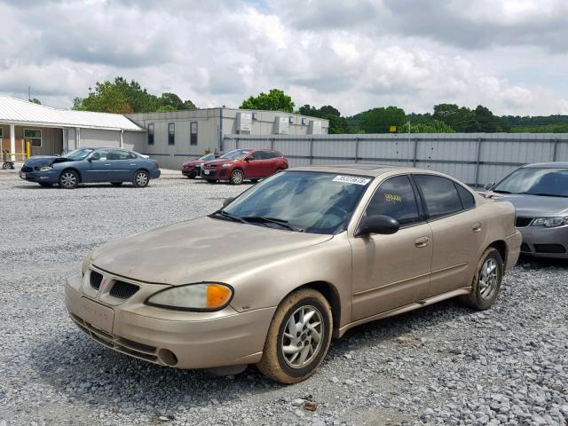 1G2NG52E24M546101 - 2004 PONTIAC GRAND AM S GOLD photo 2