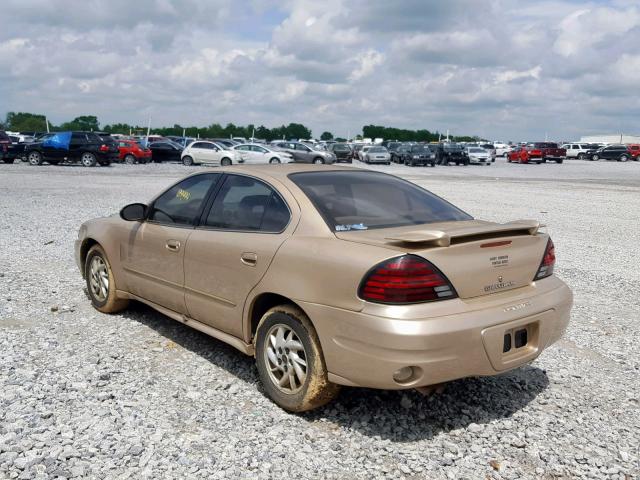 1G2NG52E24M546101 - 2004 PONTIAC GRAND AM S GOLD photo 3