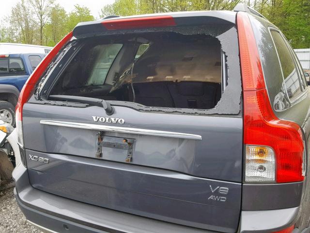 YV4CZ852081460564 - 2008 VOLVO XC90 V8 GRAY photo 9