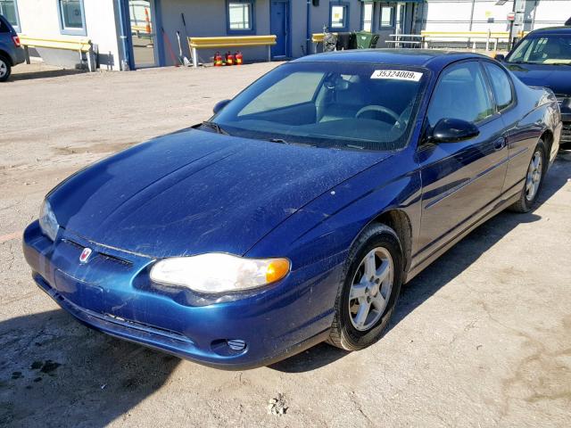 2G1WW12E639357533 - 2003 CHEVROLET MONTE CARL 蓝色 照片 2