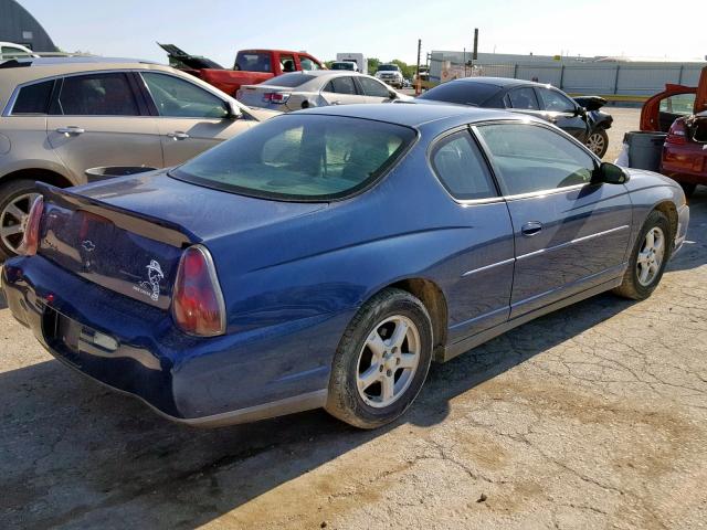2G1WW12E639357533 - 2003 CHEVROLET MONTE CARL 蓝色 照片 4