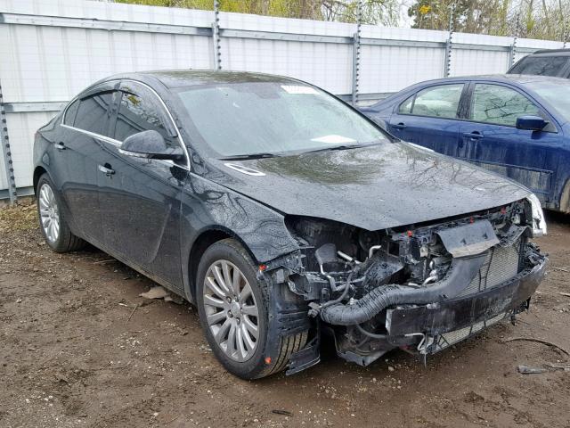 2G4GS5EV0C9214423 - 2012 BUICK REGAL PREM BLACK photo 1