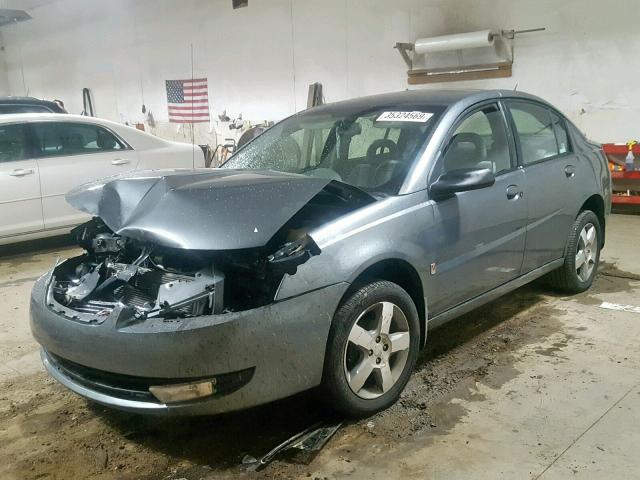 1G8AL55F17Z183480 - 2007 SATURN ION LEVEL GRAY photo 2