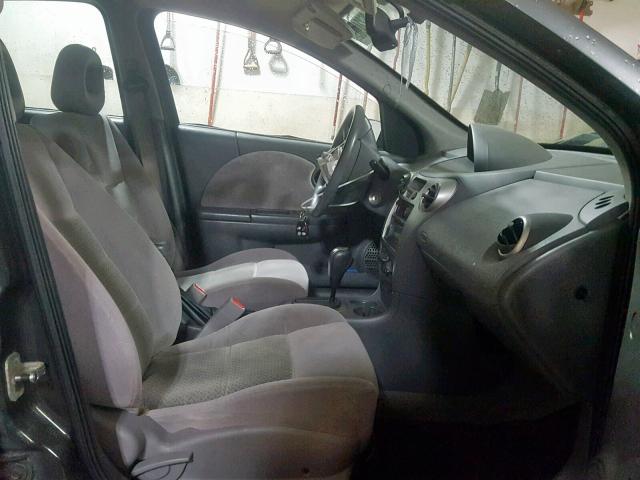 1G8AL55F17Z183480 - 2007 SATURN ION LEVEL GRAY photo 5