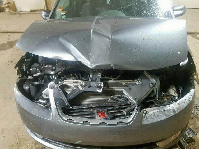 1G8AL55F17Z183480 - 2007 SATURN ION LEVEL GRAY photo 9