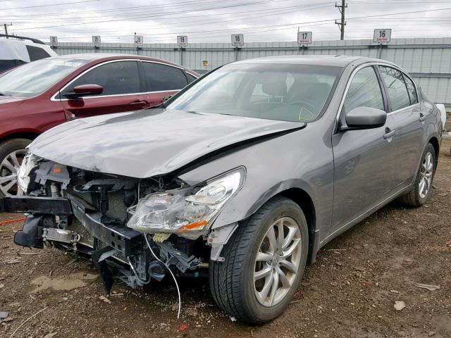 JNKCV61F99M051327 - 2009 INFINITI G37 GRAY photo 2