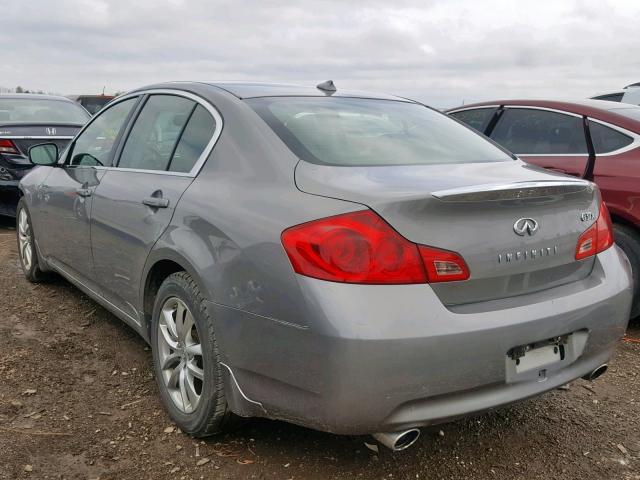 JNKCV61F99M051327 - 2009 INFINITI G37 GRAY photo 3