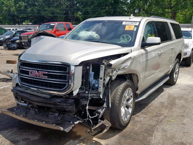 1GKS1GKC4FR538473 - 2015 GMC YUKON XL C GOLD photo 2