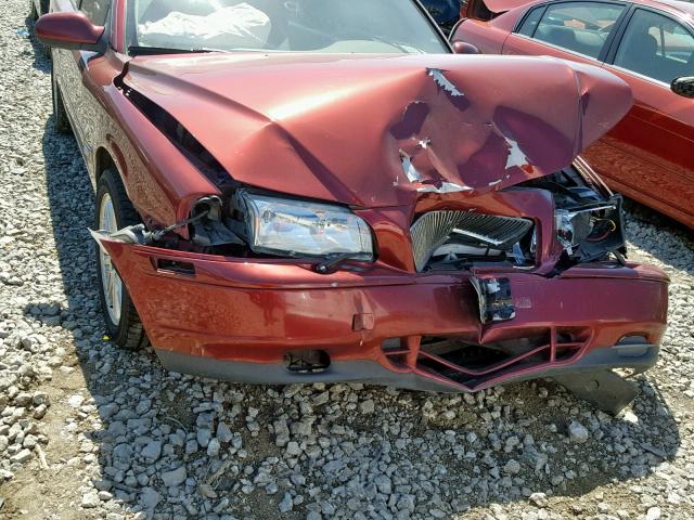 YV1TS92D331311653 - 2003 VOLVO S80 RED photo 9