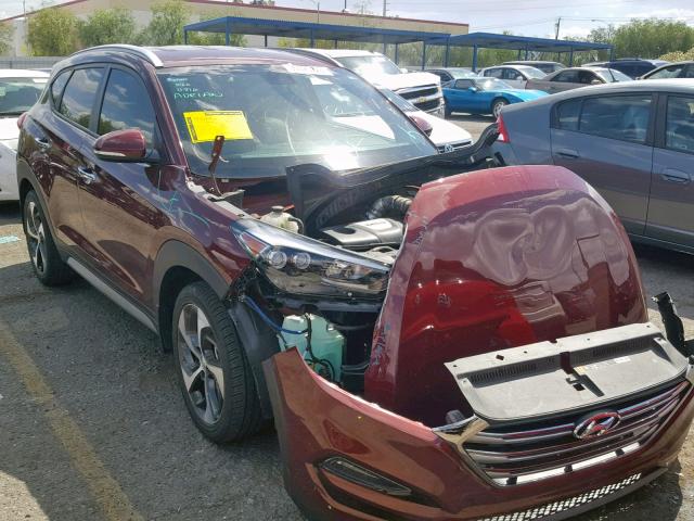 KM8J33A27HU414891 - 2017 HYUNDAI TUCSON LIM MAROON photo 1