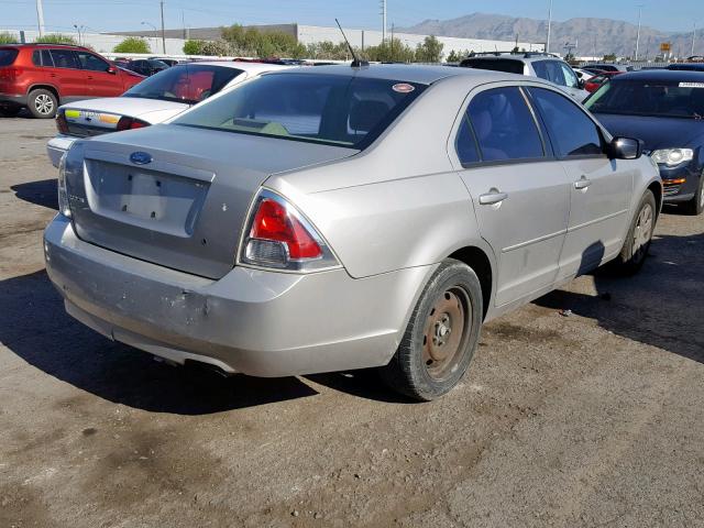 3FAHP06Z37R137468 - 2007 FORD FUSION S SILVER photo 4