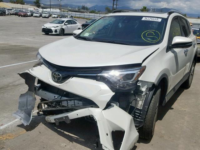 2T3YFREV9HW327207 - 2017 TOYOTA RAV4 LIMIT WHITE photo 2