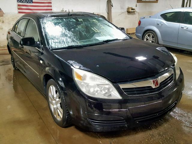 1G8ZS57N07F237184 - 2007 SATURN AURA XE BLACK photo 1