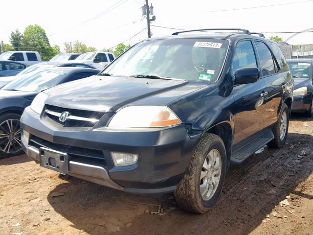 2HNYD18653H541500 - 2003 ACURA MDX TOURIN BLACK photo 2