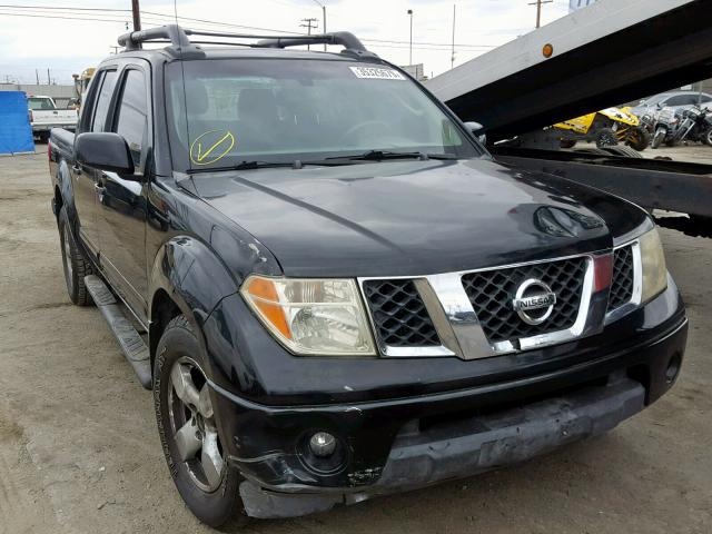 1N6AD07U66C455344 - 2006 NISSAN FRONTIER C BLACK photo 1