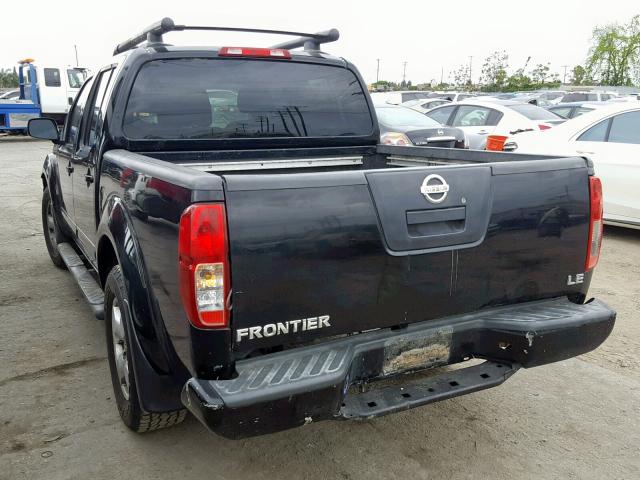 1N6AD07U66C455344 - 2006 NISSAN FRONTIER C BLACK photo 3