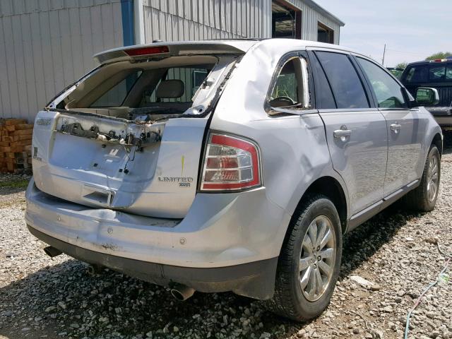 2FMDK49C59BB00974 - 2009 FORD EDGE LIMIT SILVER photo 4