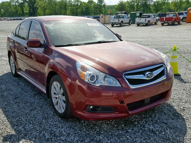 4S3BMDL68C2015410 - 2012 SUBARU LEGACY 3.6 RED photo 1