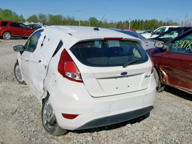 3FADP4TJ8FM210737 - 2015 FORD FIESTA S WHITE photo 3