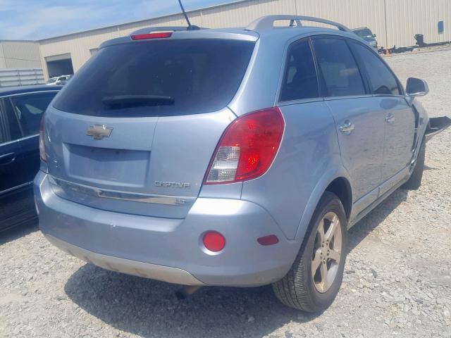 3GNAL3EK7DS631602 - 2013 CHEVROLET CAPTIVA LT BLUE photo 4