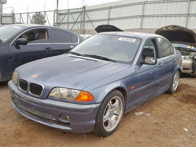 WBAAV53401FJ71232 - 2001 BMW 330 I BLUE photo 2