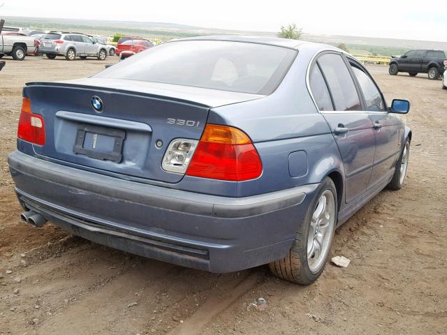 WBAAV53401FJ71232 - 2001 BMW 330 I BLUE photo 4