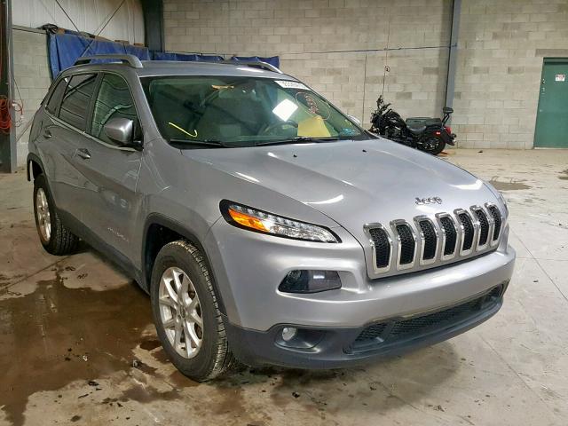 1C4PJMCB2EW121391 - 2014 JEEP CHEROKEE L GRAY photo 1