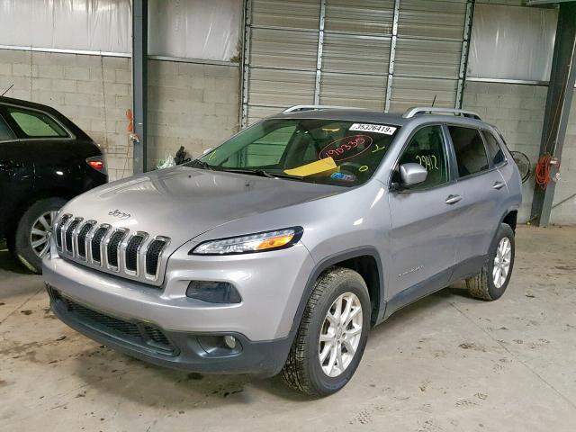 1C4PJMCB2EW121391 - 2014 JEEP CHEROKEE L GRAY photo 2