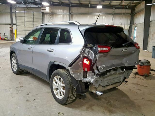 1C4PJMCB2EW121391 - 2014 JEEP CHEROKEE L GRAY photo 3